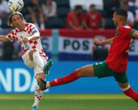 Current world runner-up, Croatia open goalless against Morocco in the Cup