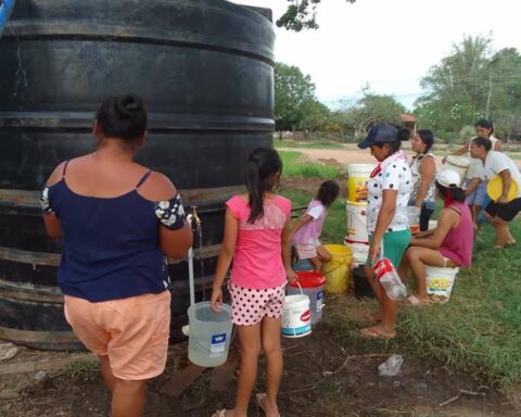 Due to the water crisis, in Ascensión de Guarayos they reuse water up to two times