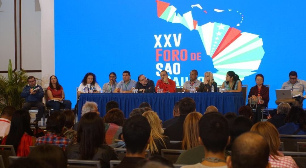 Expanded Working Group of the Sao Paulo Forum will meet in Venezuela