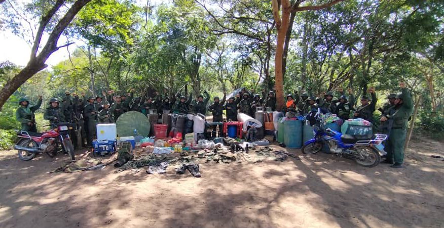 FANB dismantled the Tancol camp in Bolívar