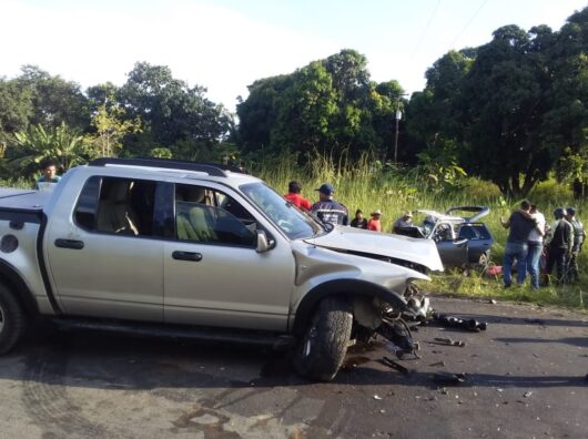 Five deceased in a traffic accident in Delta Amacuro