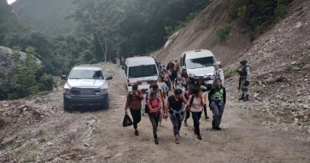 GN locates 368 migrants in a camp in the mountainous area of ​​Chiapas