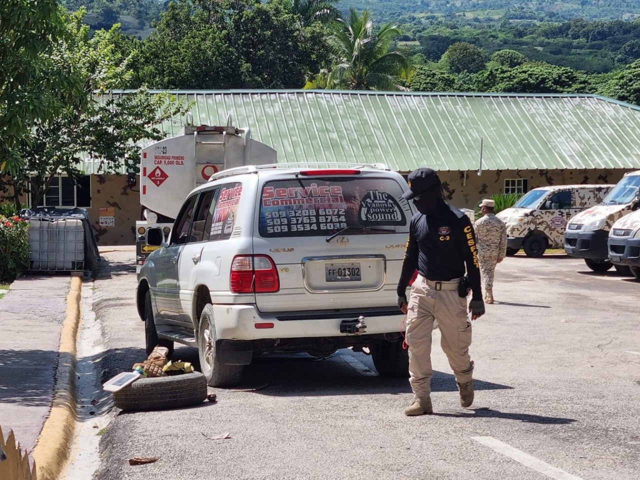 Haitian governor's wife arrested with vehicle loaded with ammunition at border gate