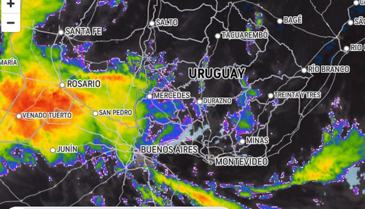 Inumet announces that storms are coming this Sunday