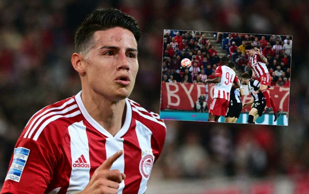 James Rodríguez is proud of his presence in Greece: "I am having fun"