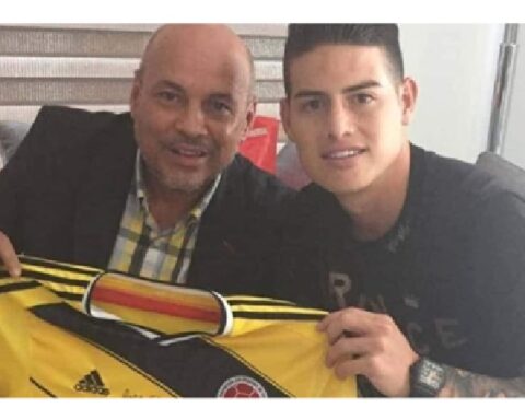 James Rodríguez's stepfather, the one who supported him in his dream of becoming a soccer player, died