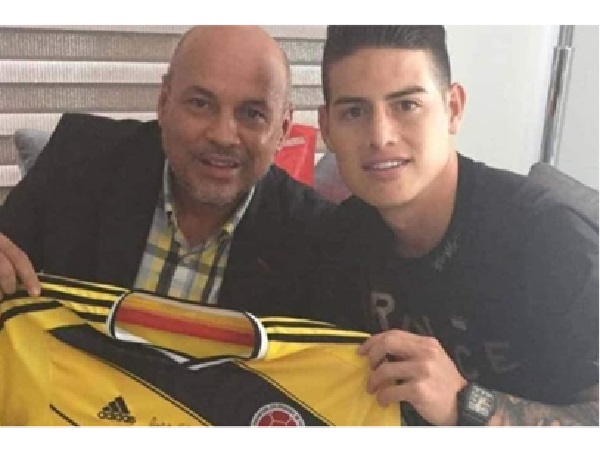 James Rodríguez's stepfather, the one who supported him in his dream of becoming a soccer player, died