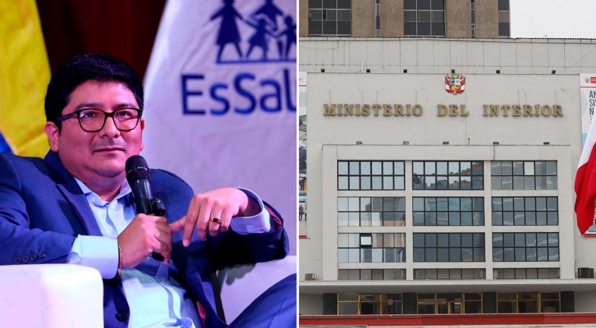 Jorge López: Minsa advisor who resigned due to the 'smurf' case is assigned to the Mininter