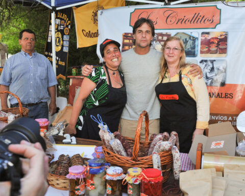 Lacalle Pou attended the Second National Knife Festival and the Cheese Expo