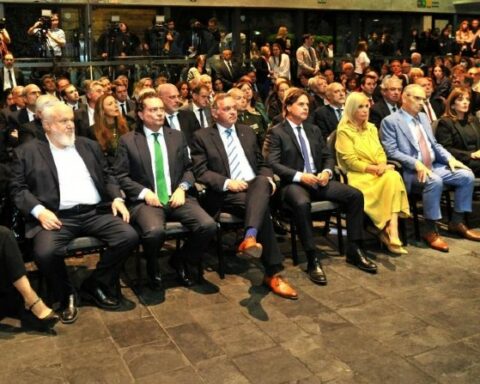 Lacalle Pou participated in the commemoration of the Night of Broken Glass