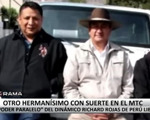 MTC would have hired the brother of Richard Rojas, Pedro Castillo's campaign manager