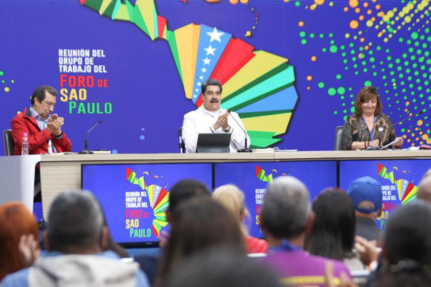 Maduro: Sao Paulo Forum brings together the new world and the human community