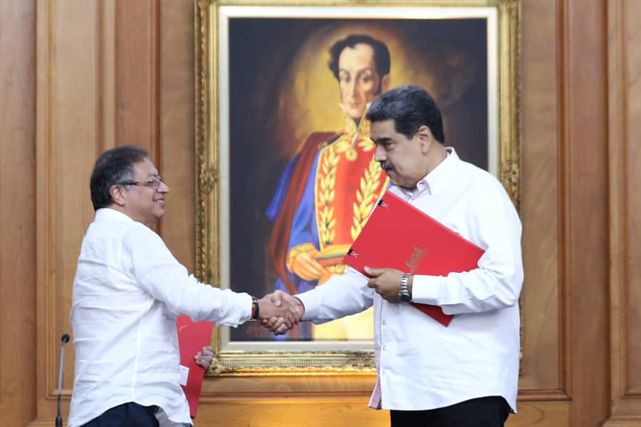 Maduro and Petro sign a Joint Declaration to strengthen binational relations