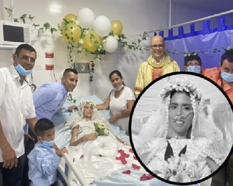 María del Mar is now an angel in heaven for Juan Sebastián;  a few weeks ago he had fulfilled his dream of getting married