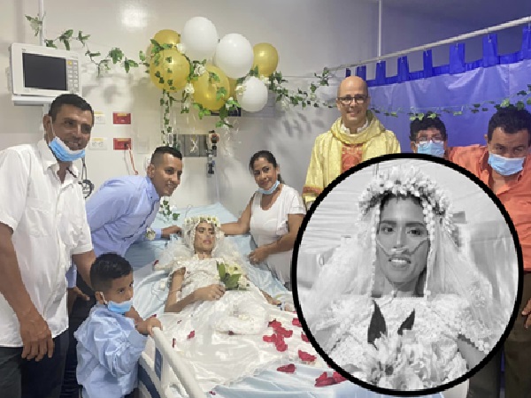 María del Mar is now an angel in heaven for Juan Sebastián;  a few weeks ago he had fulfilled his dream of getting married