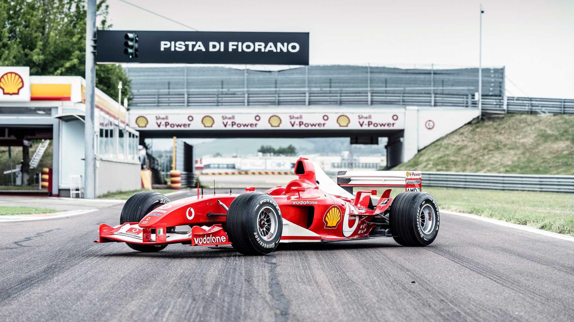 Michael Schumacher's 2003 Ferrari auctioned for €13m