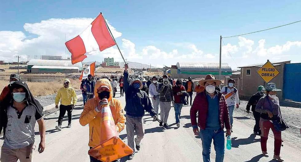 Mining Corridor in uncertainty: a group of residents restarted blockades in Espinar (PHOTOS)