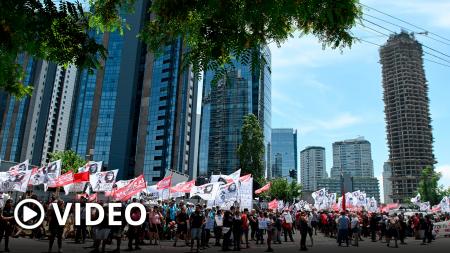 Mobilization in Puerto Madero to demand the "urbanization of the villas"