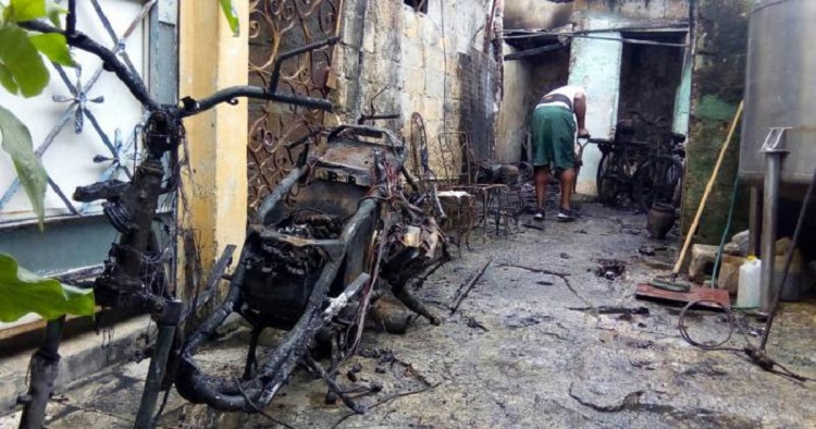 motorina, incendio, Cuba