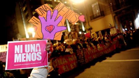 Not One Less called for a march with the slogan "enough of patriarchal and racist justice"