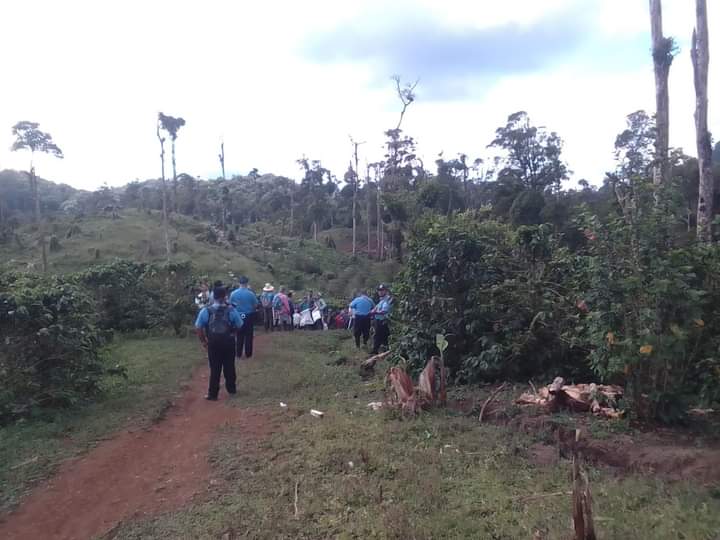 Peasant women denounce harassment by police officers who patrol coffee farms in Jinotega