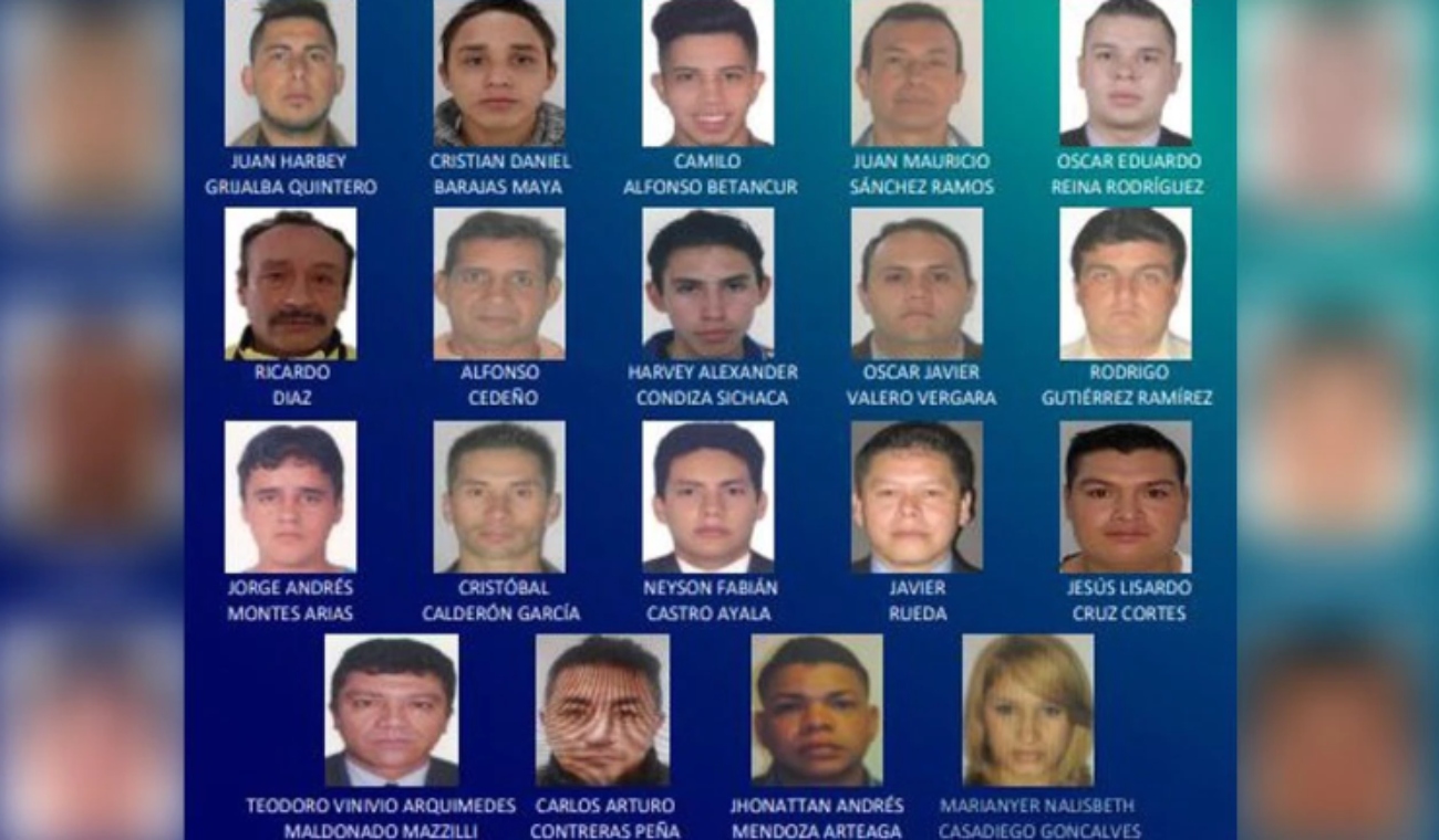 Police reveal poster of the most wanted for sexual crimes in Bogotá