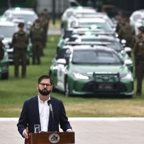 President Gabriel Boric delivered more than 200 new vehicles to Carabineros