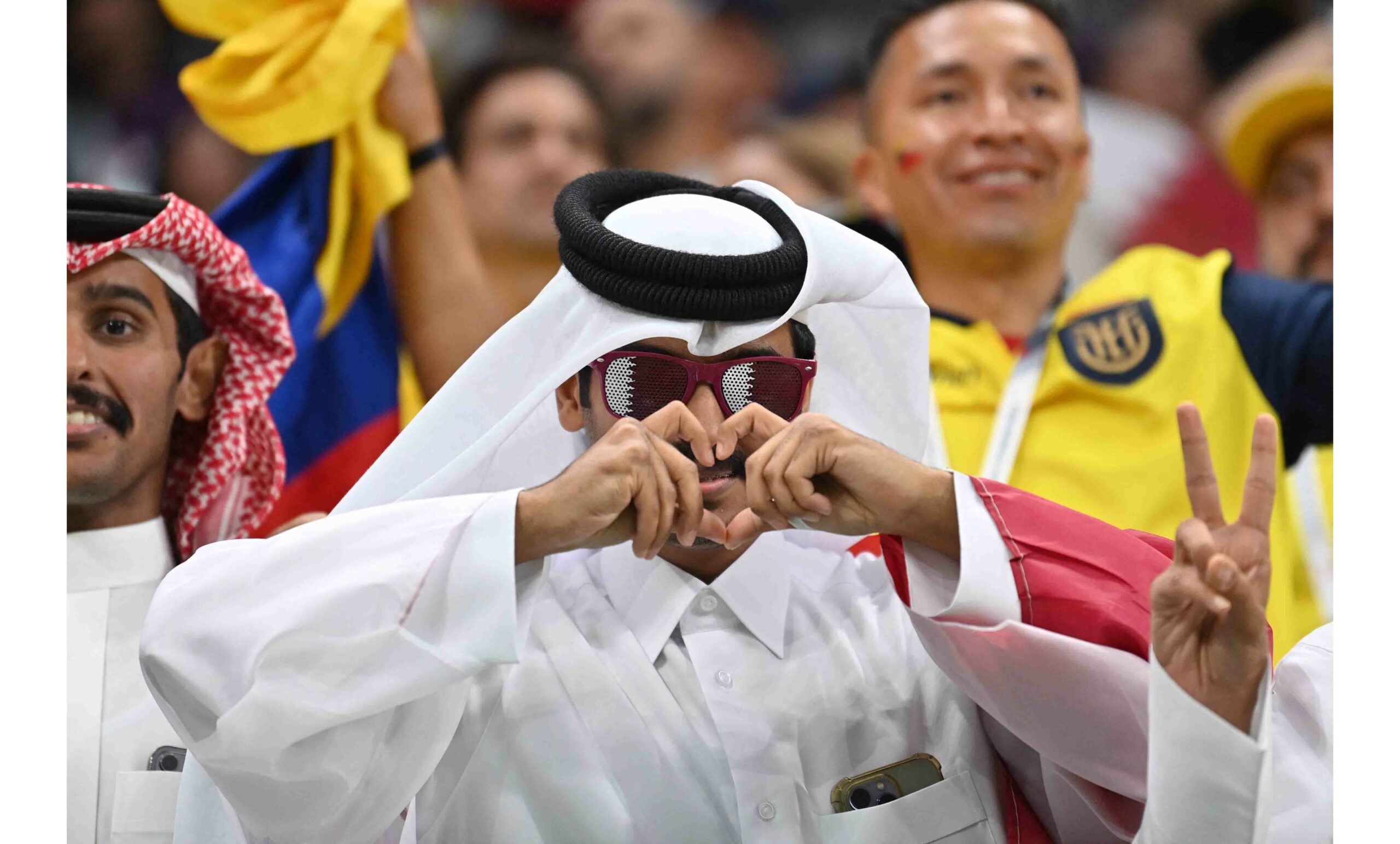 Qatari fans throw a tantrum after defeat against Ecuador