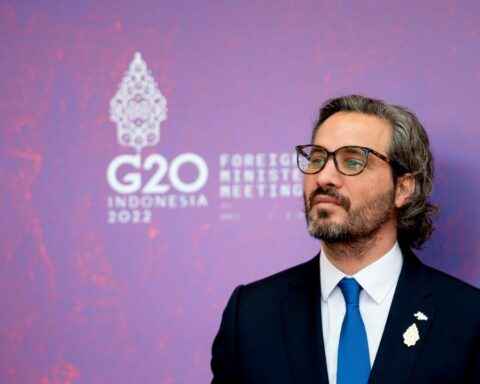 Santiago Cafiero spoke at the II Plenary Session of the G20 Summit