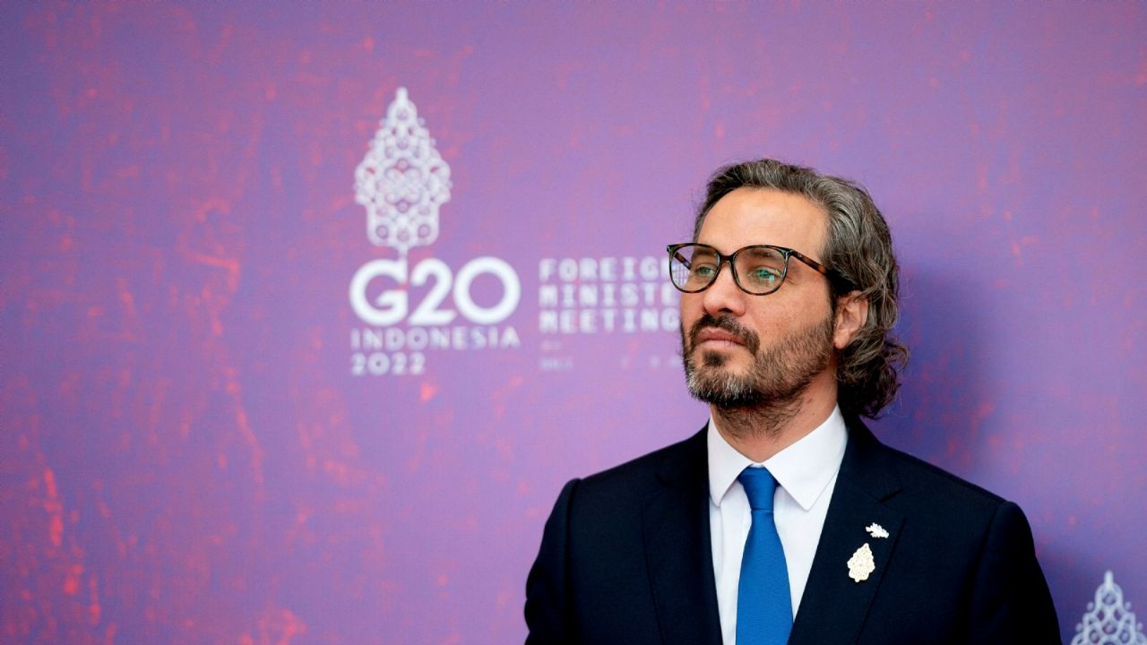 Santiago Cafiero spoke at the II Plenary Session of the G20 Summit