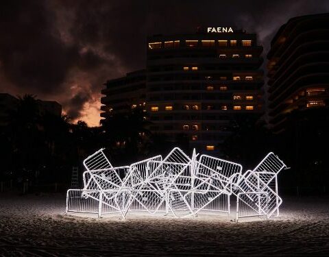 escultura, Patria y Vida, Miami Beach