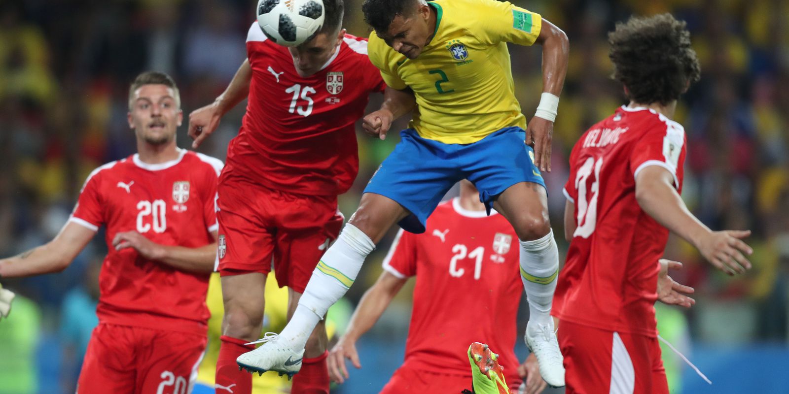 Serbia meets Brazil again in a World Cup