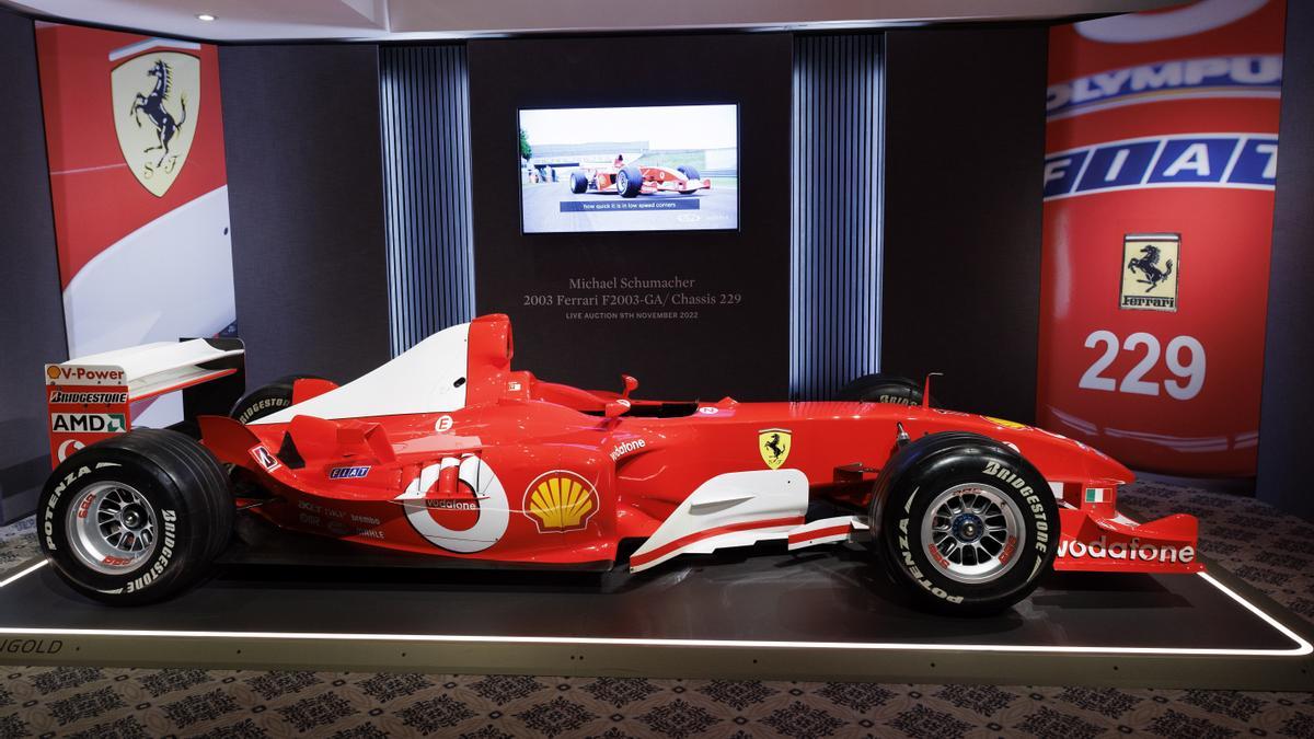 Sotheby's to auction Schumacher's Ferrari