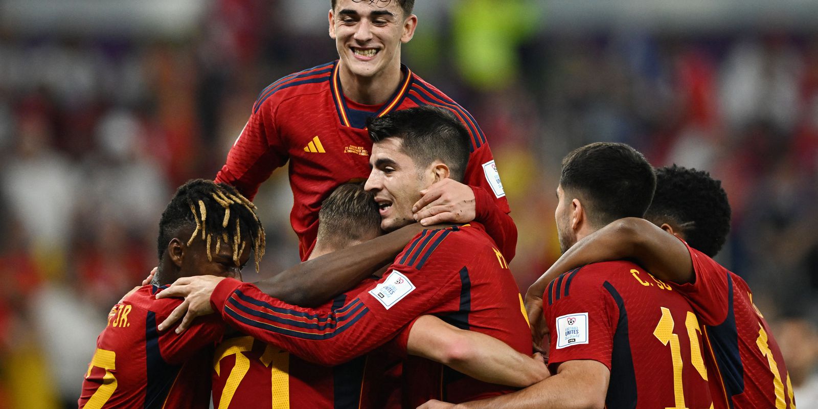 Spain thrash 7-0 in their debut in the Qatar Cup