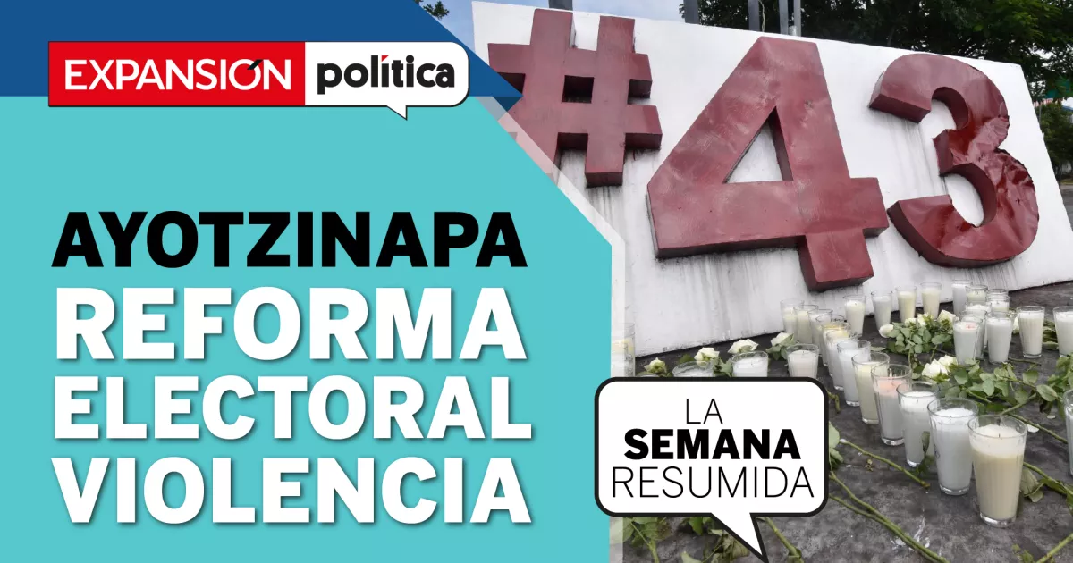 The Ayotzinapa case and the electoral reform in #LaSemanaResumida