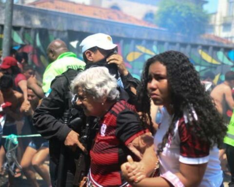 The Flamengo party ends with tear gas