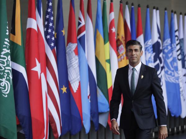 The London stock market has risen 5.5% since Rishi Sunak took office