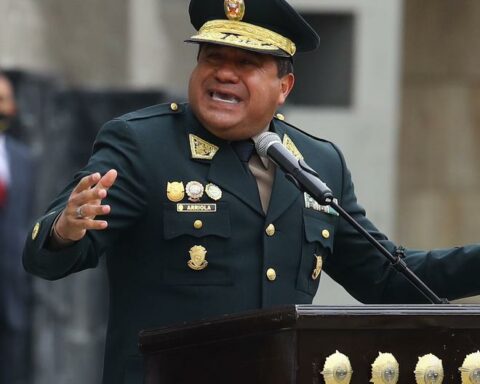 The PNP annulled the removal of Óscar Arriola from the Dircote