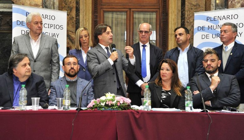 The Plenary of Municipalities of Uruguay met in the Hall of the Lost Steps