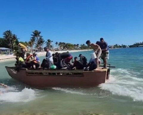 The US Border Patrol takes 256 Cuban rafters into custody in two days