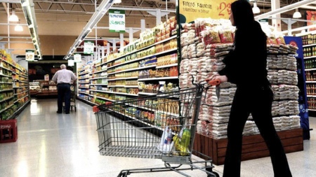 The cost of the basic food basket rose 9.5% in October