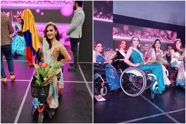 The first wheelchair queen of Colombia, Vicky Monroy: "I have a limitation that does not limit me"