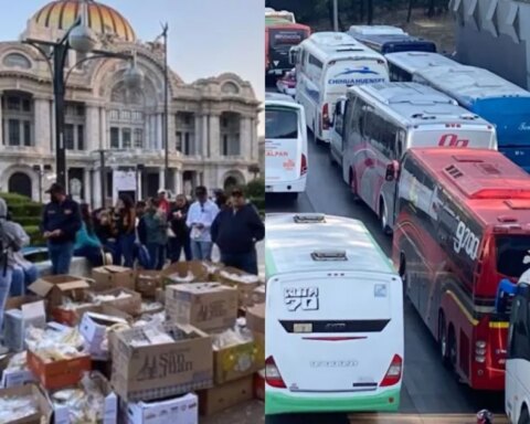 The opposition denounces hauling and threats to attend the AMLO march