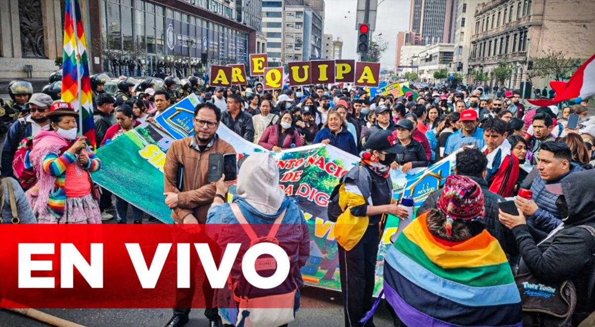 'The taking of Lima' LIVE: they march against the vacancy of Pedro Castillo and in favor of closing Congress