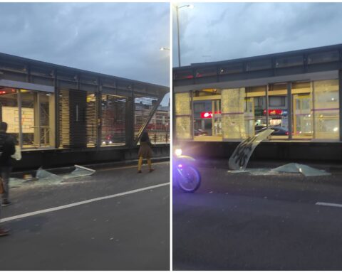 The videos of the devastating damage in Transmilenio in the midst of protests