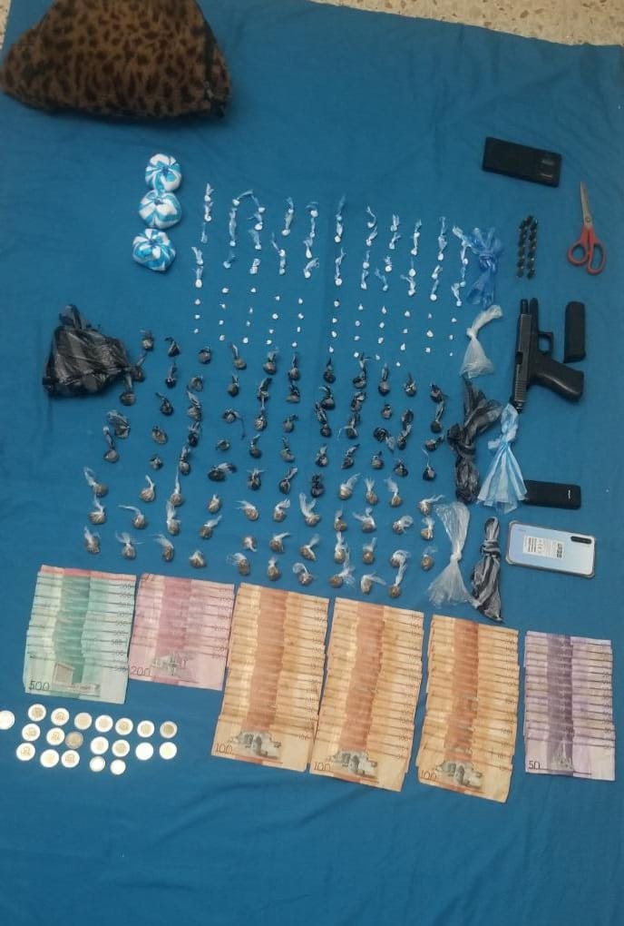 They arrest a man nicknamed Satan with firearms and drugs in San Cristóbal