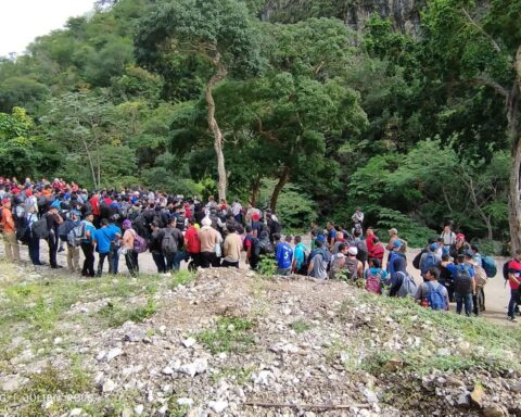 Migrantes detenidos en México