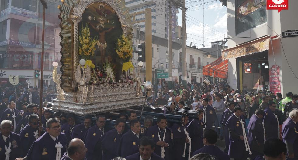 This was the last tour of the year of the Lord of Miracles in Huancayo (PHOTOS)