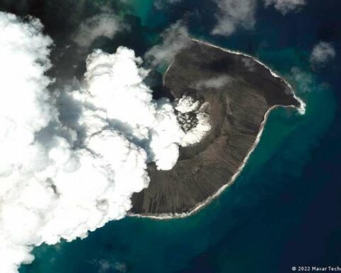 Tonga volcano eruption unleashed tallest fumarole ever recorded