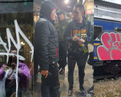 Tourists are captured after making up to eight graffiti in Machu Picchu Pueblo (VIDEO-PHOTOS)